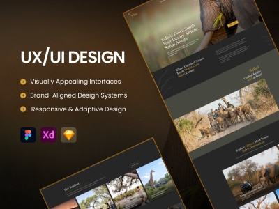 UI/UX design | UI/UX Designer | Figma Landing Page | Responsive Design