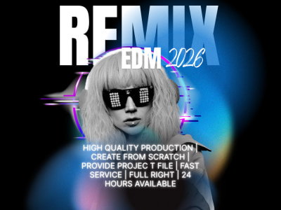 Remix for EDM, HOUSE, TRAP, PHONK, TECHNO, HARDSTYLE, UK GARAGE AND MORE