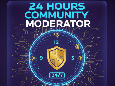 24 Hours Community Moderator