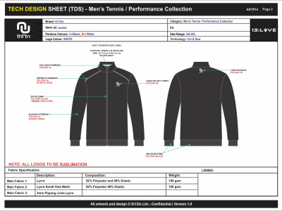 Clothing Tech Pack for Factory