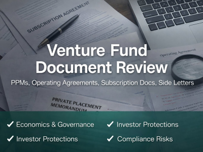 Investment Fund Document Review: PPMs/Subscription Docs/LPAs/Side Letters