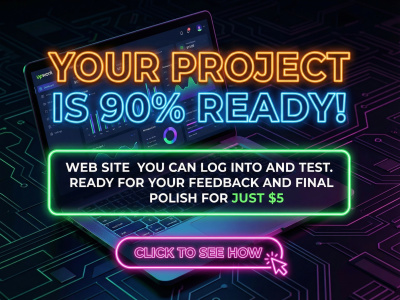 An AI-powered custom web application MVP ready for market launch
