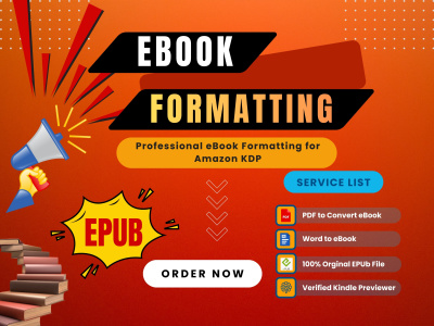 Pro eBook Formatting for Amazon KDP | Kindle EPUB Paperback & Accessibility