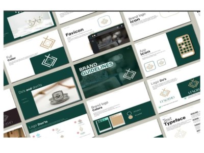 Minimal + Modern Brand Identity Kit (Logo, Color Palette, Typography, etc.)