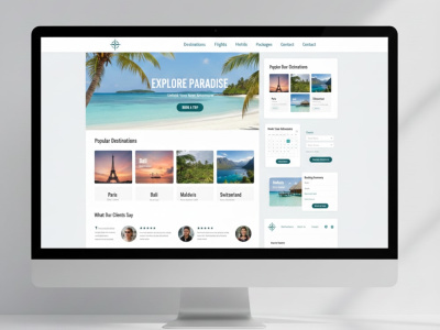 A modern & responsive Travel Website in WordPress