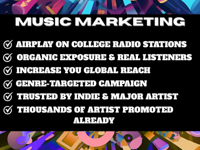 Airplay Your Song on College Radio Stations, Do Spotify Music Marketing