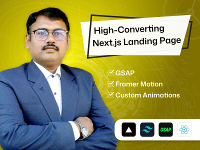 An Next.js Web Developer for Modern Conversion-Focused Landing Pages