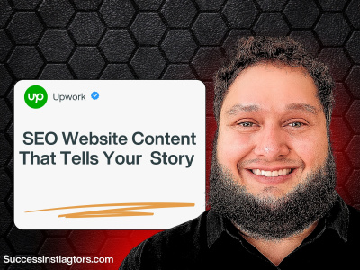 An SEO website content that tells a story