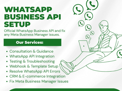 WhatsApp Business API fully set up and Meta Business Manager issues fixed