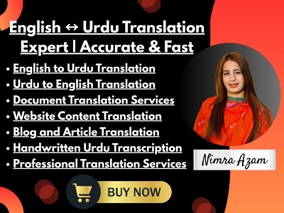 Your Content Translation Accurately Between English and Urdu With Ease