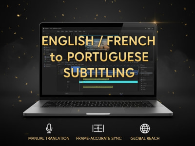Professional English and French to Portuguese Subtitling