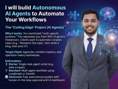 Autonomous AI Agents to Automate Complex Workflows | Upwork
