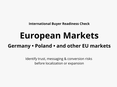 International Buyer Readiness Check