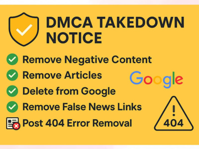 DMCA Takedown Service | Remove mugshots, negative links & Brand protection