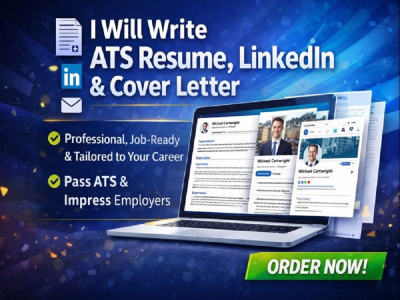 ATS resume writing/CV writing, LinkedIn by a resume writer & cover letters