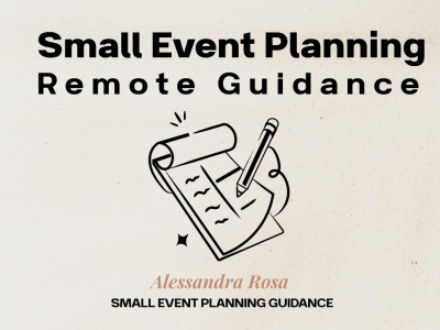 Remote Support for Organizing Small Events and Performances