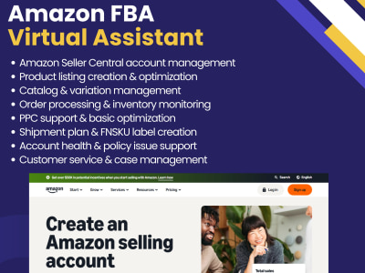 Amazon Virtual Assistant | Seller Central Support