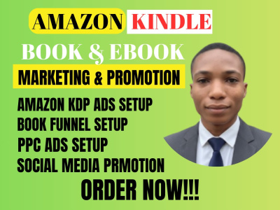 Amazon Kindle Book & Ebook Marketing setup PPC Campaign & Management