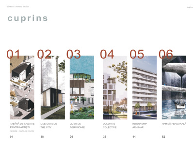 Architectural portfolio and presentation board