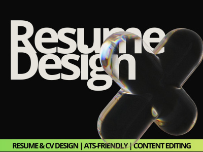 Professional Resume and CV Design (ATS Friendly)