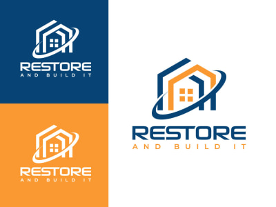 Modern minimalist Real Estate, Realtor, Property & Construction Logo Design