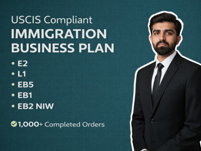 An immigration business plan for EB2 NIW, E2 or L1 visa