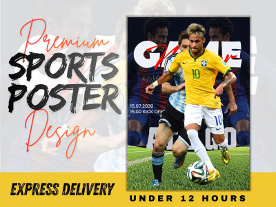 Poster Design | Poster Designer | Graphics Design | Sports Poster Design