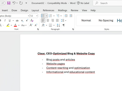 Clear, SEO-Optimized Blog & Website Content