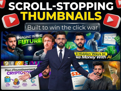Amazing youtube thumbnail design | Youtube Thumbnail | thumbnail designer