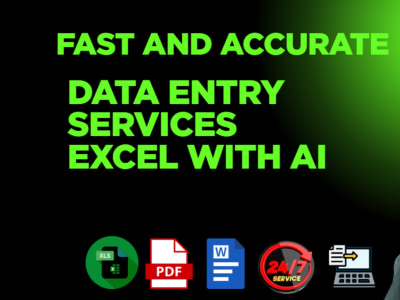 Any data entry work and file conversion with 100% accuracy | Upwork