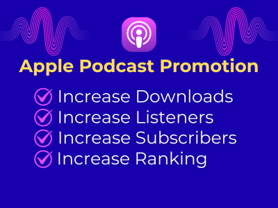 Organic Apple Podcasts Promotion for real listeners