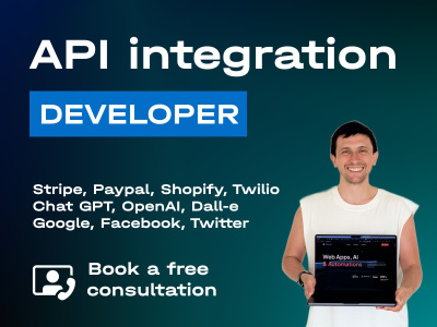 API Integration Developer Consultation | Stripe Paypal Shopify Twilio