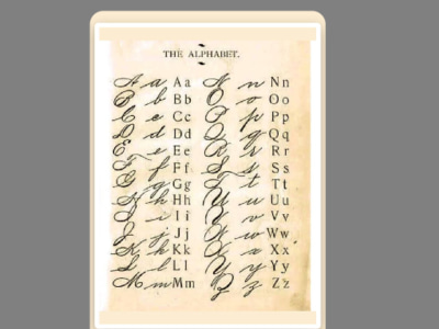 Your Letter In Cursive Handwriting