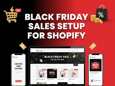 Black Friday Sale Setup for Shopify Store | Landing Page, Banner, Discounts