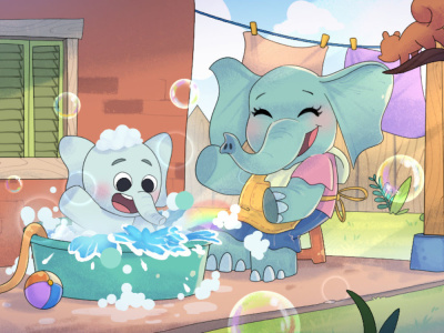 Cute Animals Illustration for Children Story Book