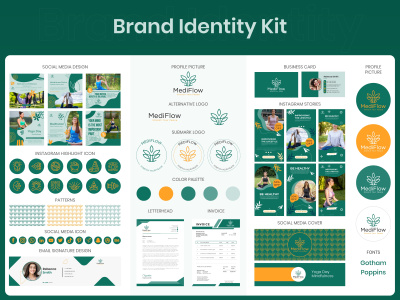 Luxury, signature logo, social media kit and full branding kit