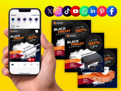 High-converting social media banners