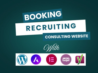 A Custom WordPress Website for Booking, Recruiting & Consulting Businessess