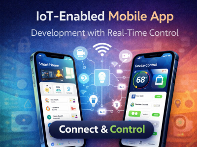 IoT enabled mobile app development with real time control
