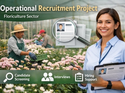 Operational Mass Recruitment Support – Floriculture Sector