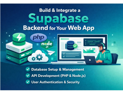Build and integrate a Supabase backend for your web app (PHP, Node.js)