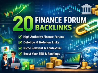 20 Finance Forum Backlinks | SEO High Quality Backlinks
