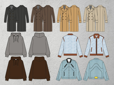 Professional Factory Ready Fashion Flat Drawings