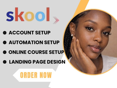 Skool online course, Skool community, Account setup and Optimization