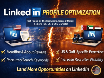 LinkedIn profile optimization for personal branding & recruiter search
