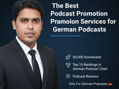 Real German podcast promotion services
