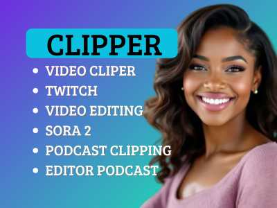 Twitch clip twitch clipper clips video clipper editor podcast clipper