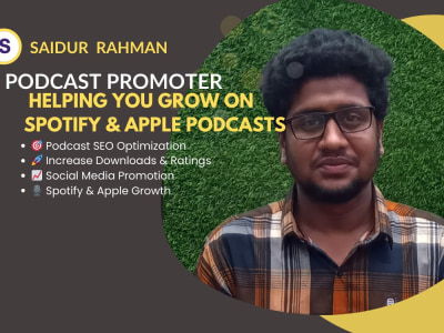 Organic Podcast Promotion for Spotify to boost real listeners