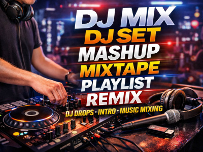 Professional DJ Mixes Mashups Mixtapes Playlists DJ Drops Edm mix expert