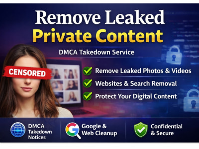 Remove Leaked Private Content (DMCA Takedown Service)